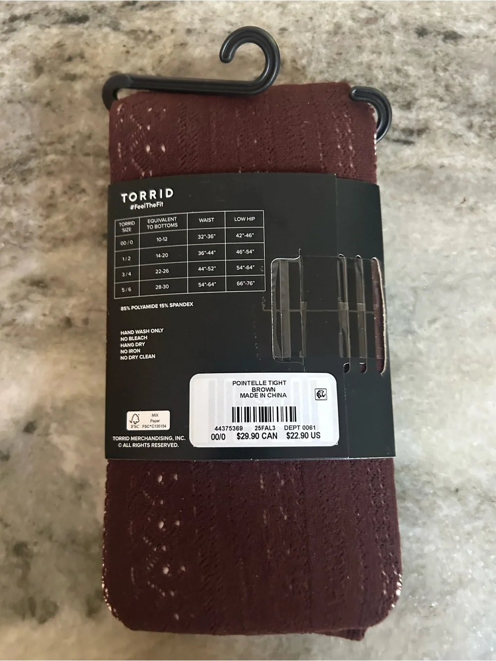 torrid Pointelle Tights - Burgundy